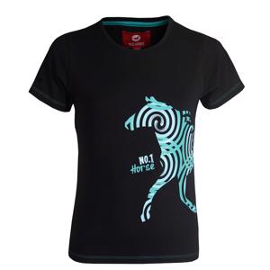 Red Horse T-shirt Deep Black